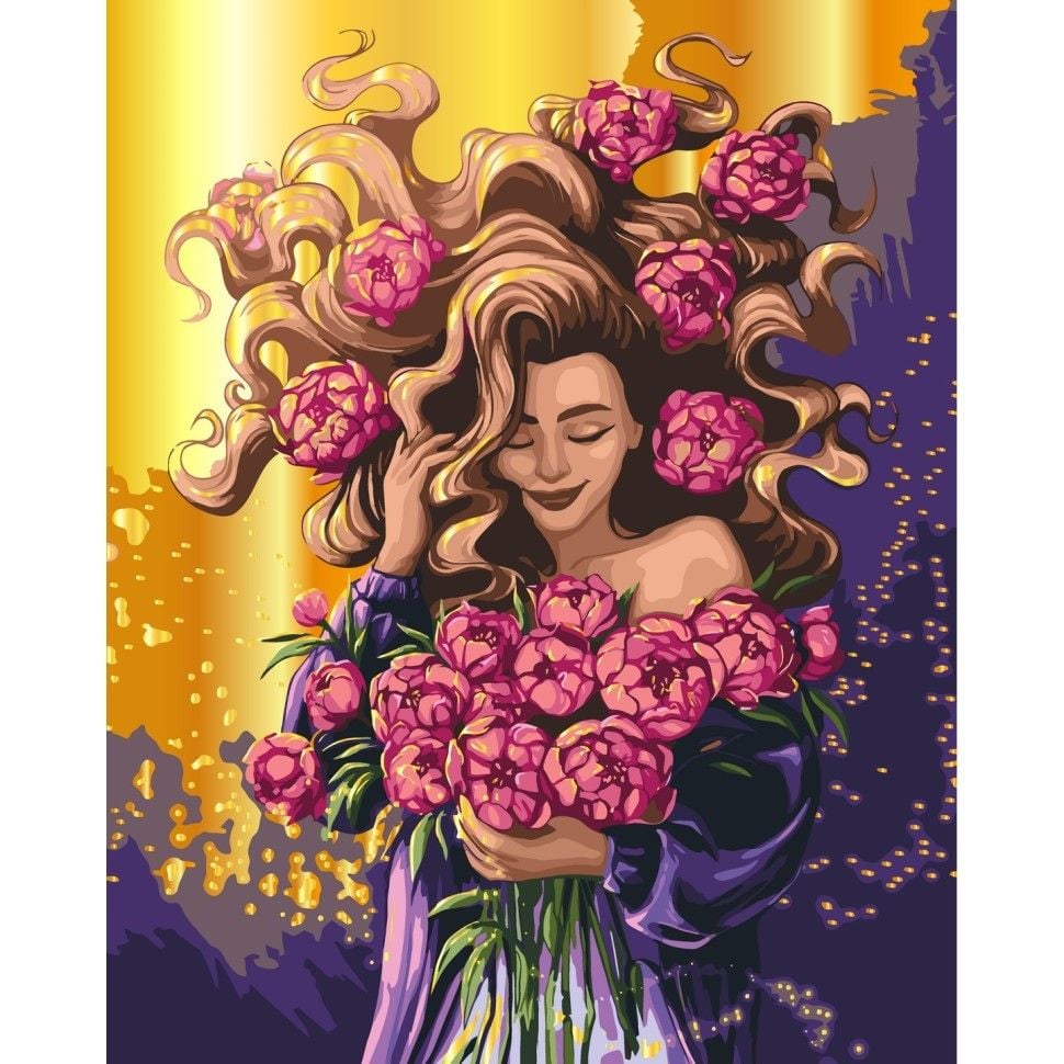 Картина по номерах 40*50см Весняна ілюзія фарби пензлики в термоплівці 10115-AC Art Craft