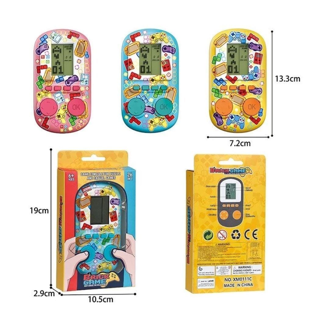 Тетріс класичний 26в1на батарейках в коробці 19*10*3см XM0111C Китай