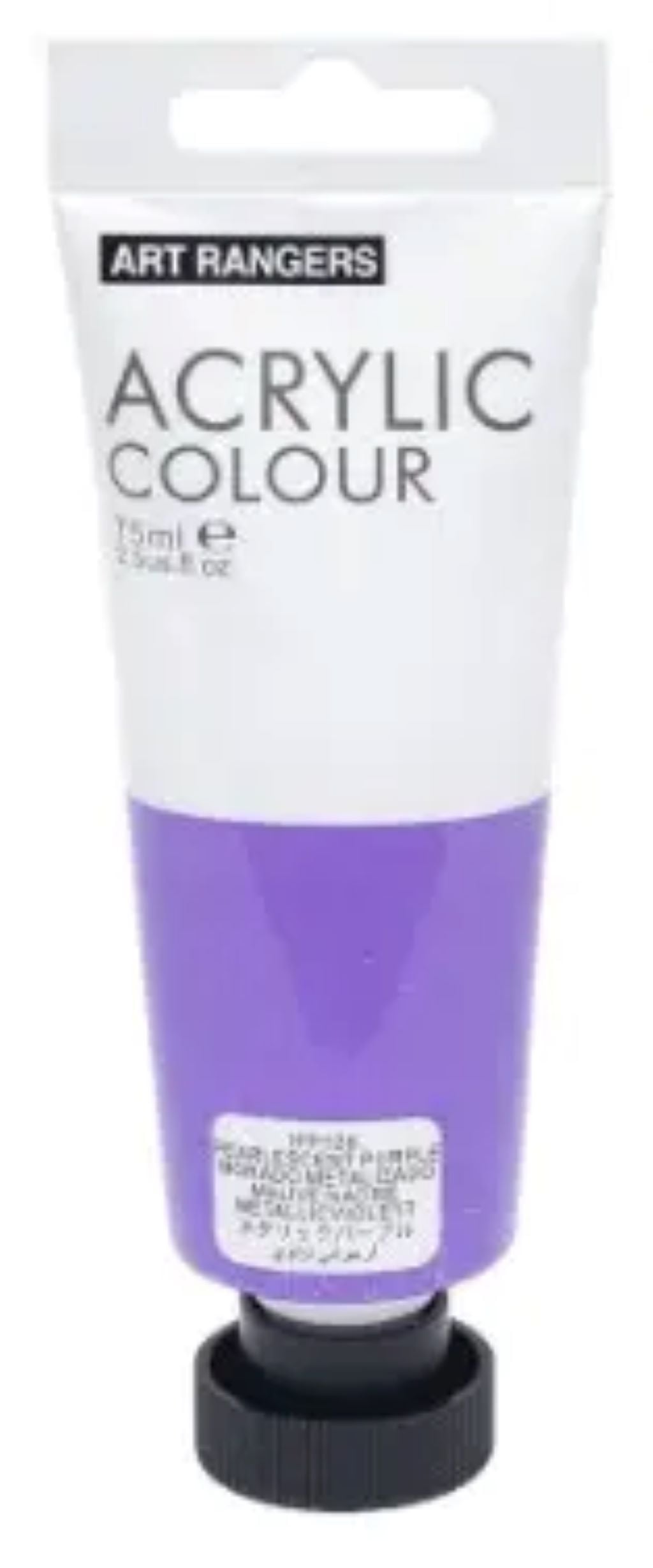 Фарба акрілова 22мл глітер Purple фіолетова в тубі IFP126 ART Rangers