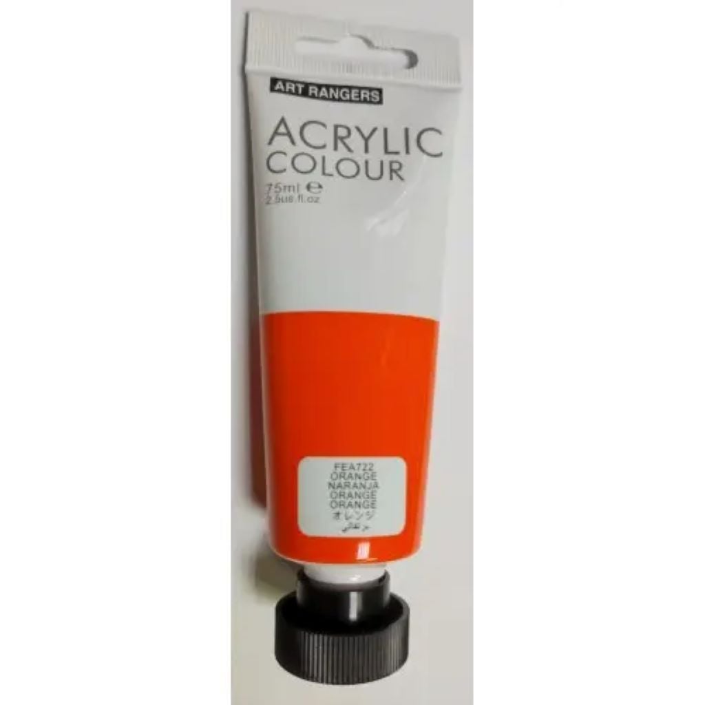 Фарба акрілова 22мл глітер Orange в тубі FEA722 ART Rangers
