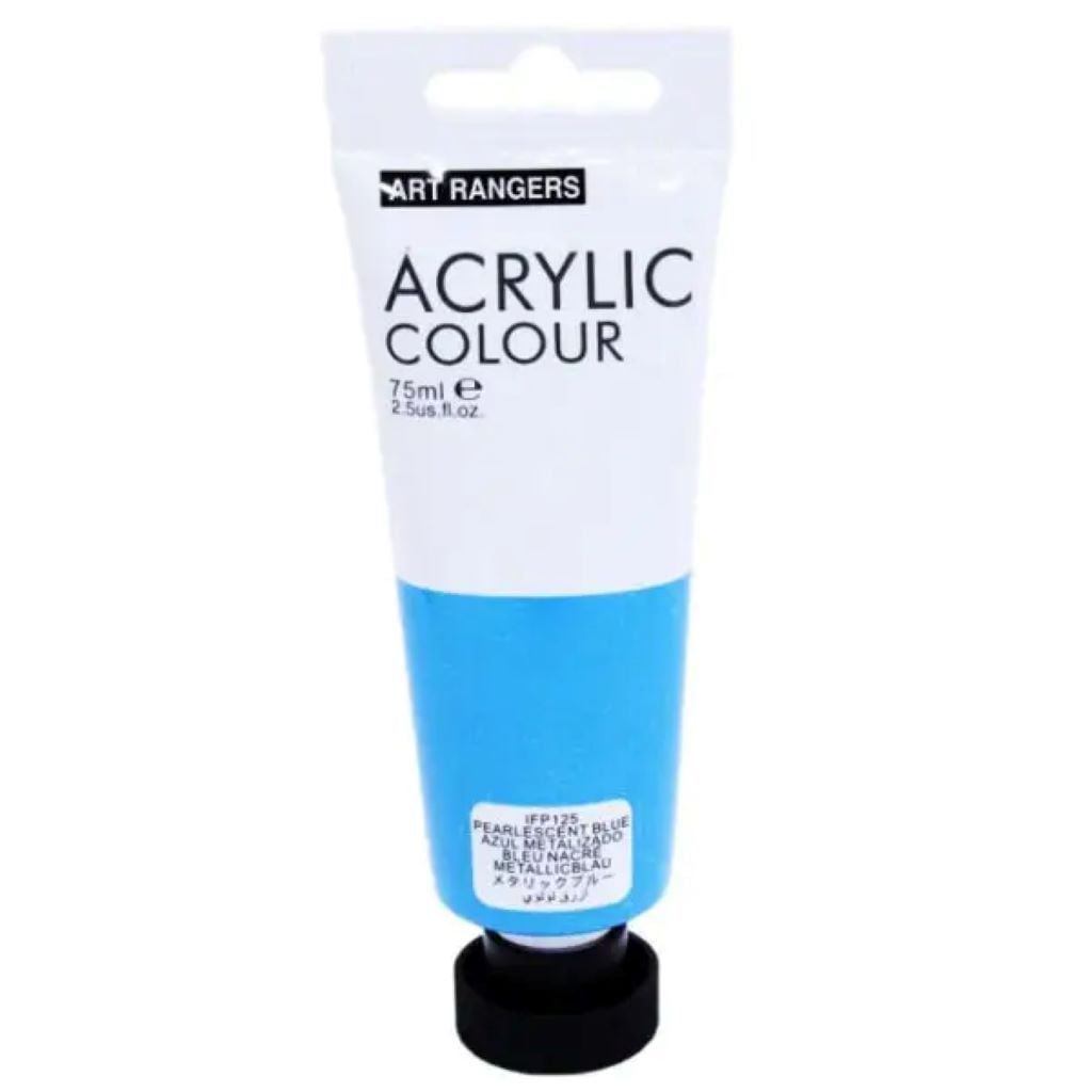 Фарба акрілова 22мл глітер Blue синя в тубі IFP125 ART Rangers