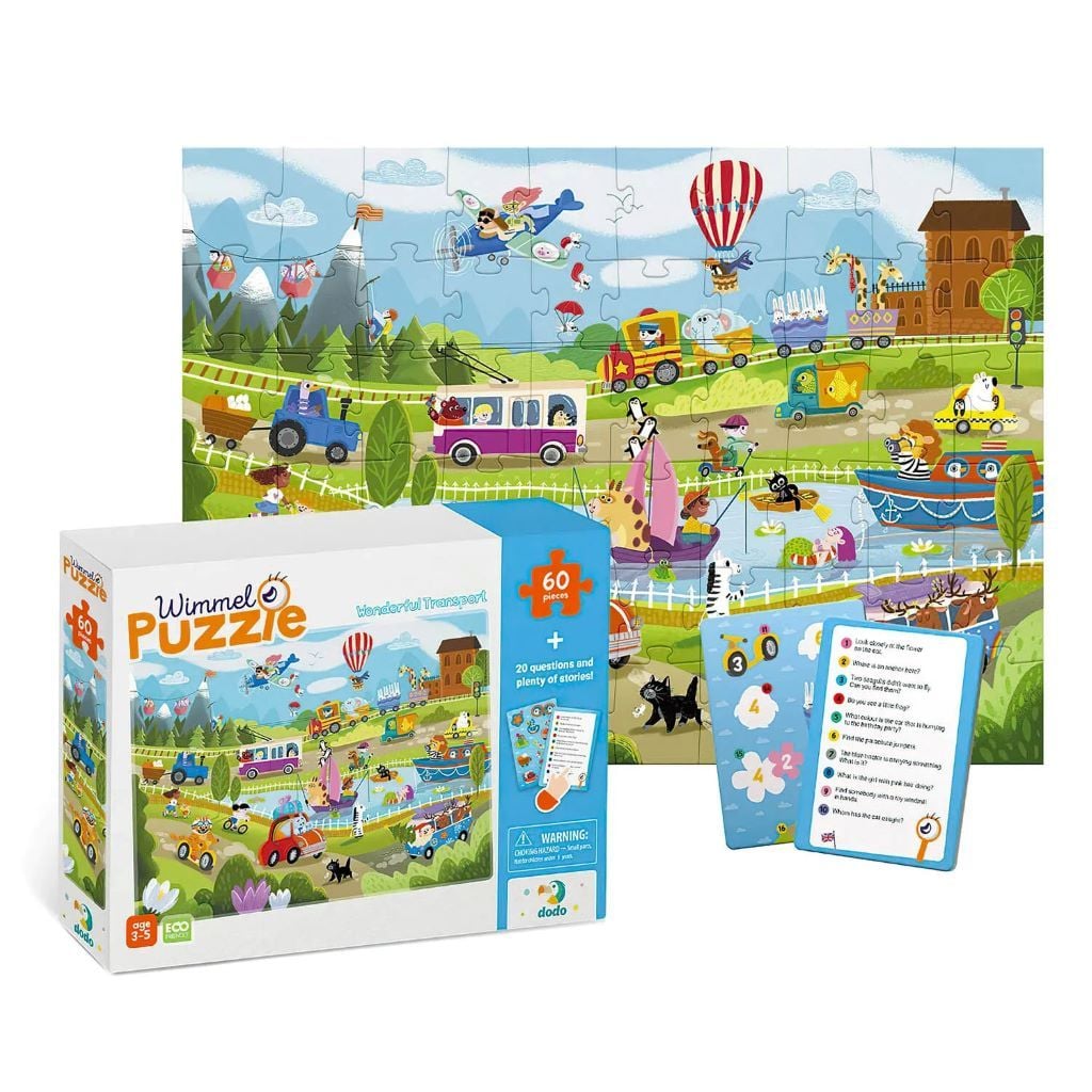 Пазли 60ел Диво транспорт 32*23см у коробці 300561 Dodo