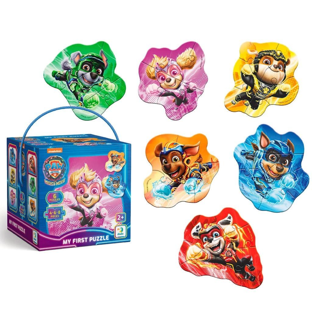 Пазли PAW Patrol набір 6шт у коробці 12*12*12см 200536 Dodo