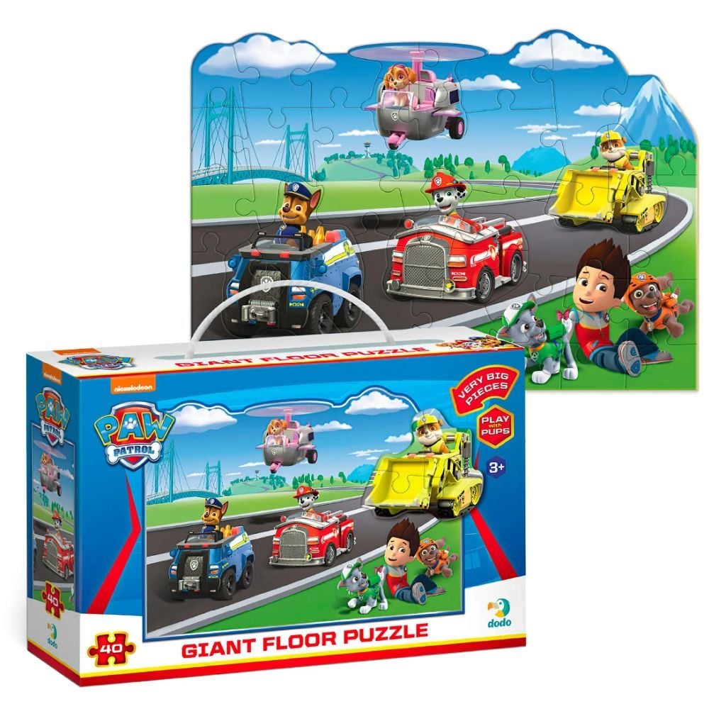 Пазли 40ел PAW Patrol 46*64см у коробці 27*18*7см 200467 Dodo