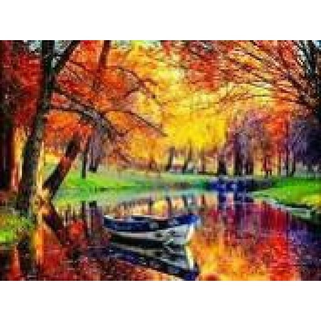 Алмазна мозаїка 30*40 см Осінь на підрамнику у коробці GLD60758 Josefotten