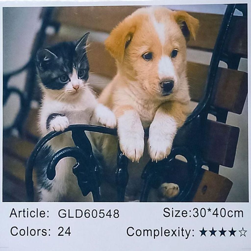 Алмазна мозаїка 30*40 см Друзі на підрамнику у коробці GLD60548 Josefotten