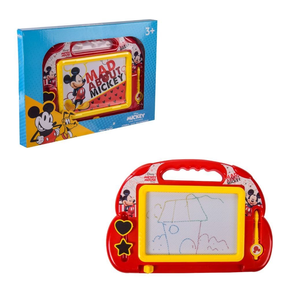 Дошка для малювання магнітна Mickey 2 печатки маркер у коробці 38*28*3см D-3406 країна іграшок