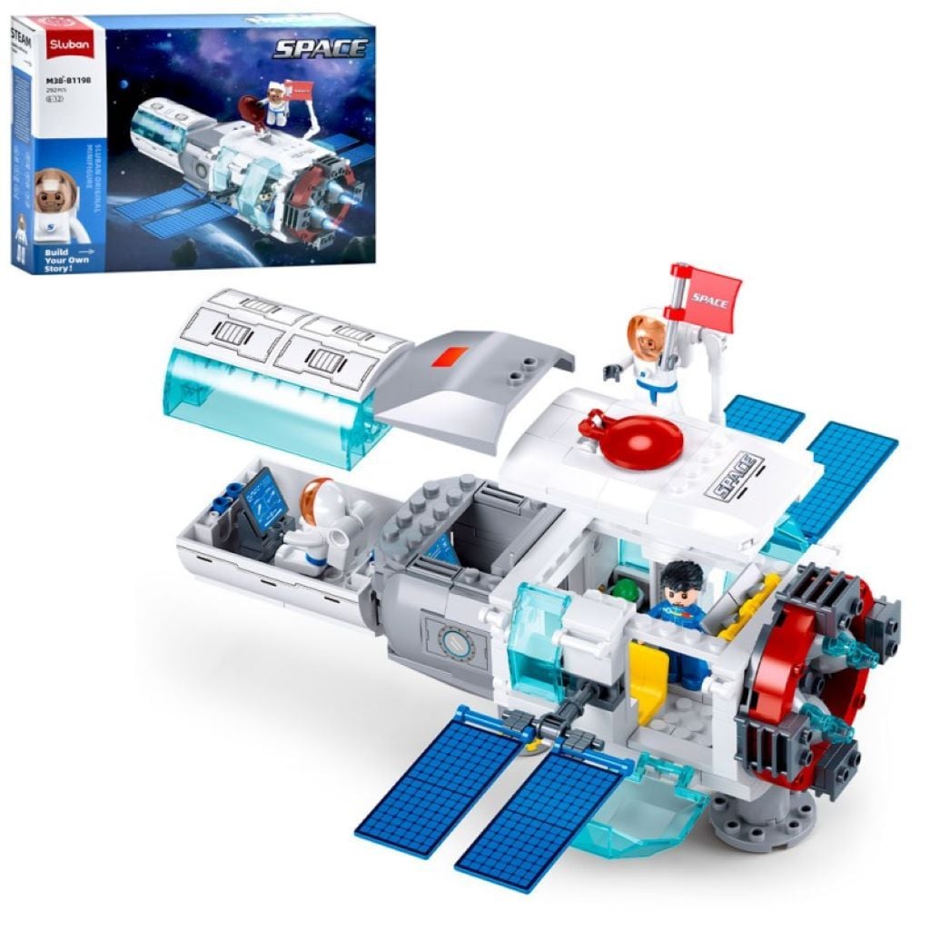 Конструктор типу лего 292 дет Space Космічний модуль у коробці 38*28*7см M38-B1198 sluban