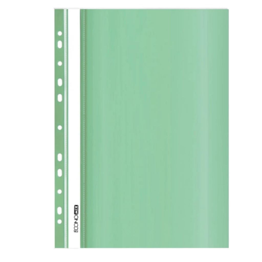 Папка А4 швидкозшивач з перфорацією м'ятний гнянець 31510-84 Econo mix