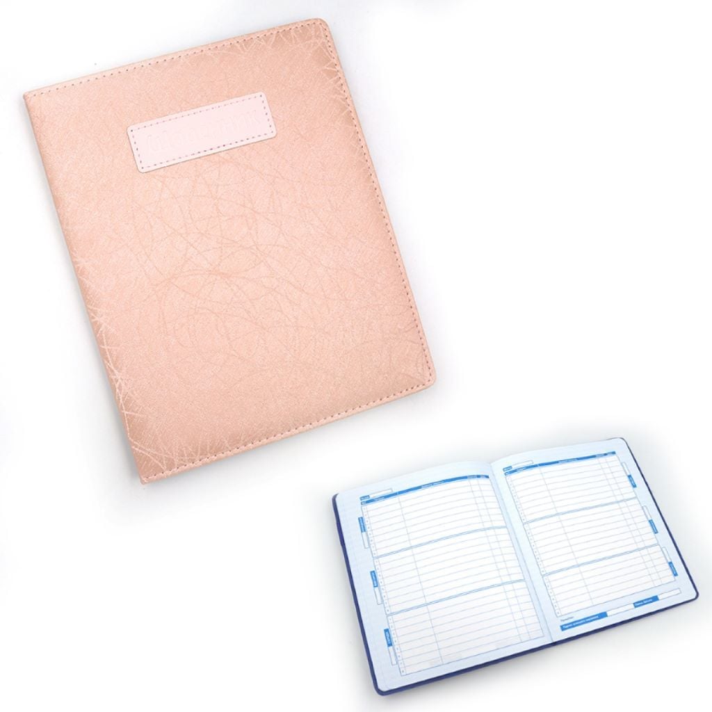 Щоденник шкільний А5 Шпалери штучна шкіра 48арк пудра D24126 Josefotten