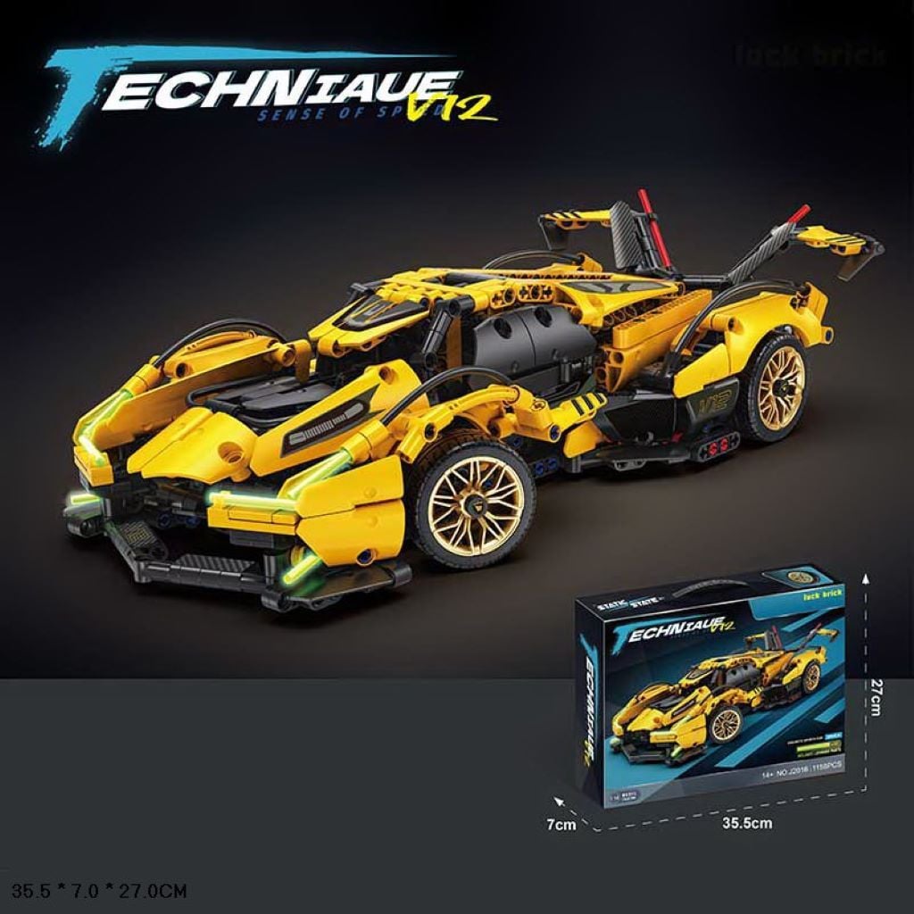 Конструктор 1158д Спортивна машина 1:14 у коробці 36*27*7см J2016 Китай