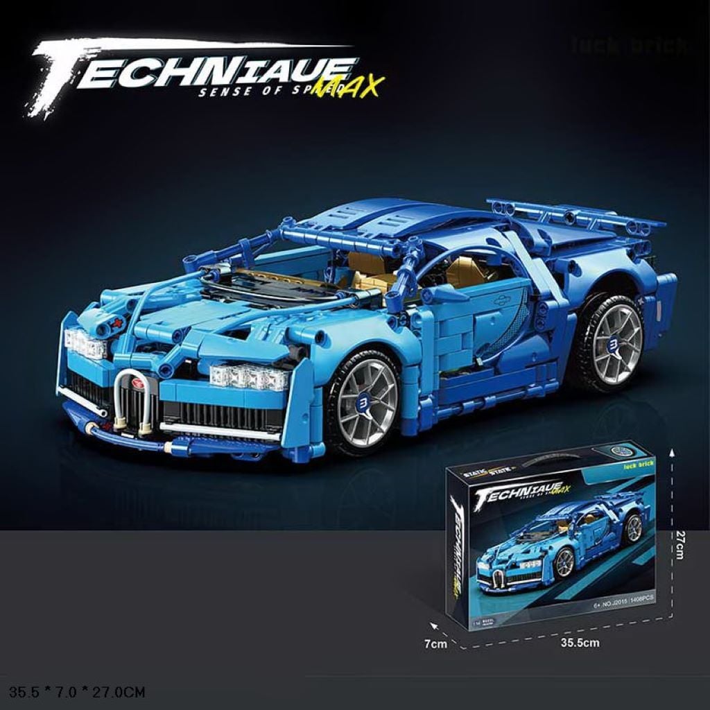 Конструктор 1408д Спортивна машина 1:14 у коробці 36*27*7см J2015 Китай