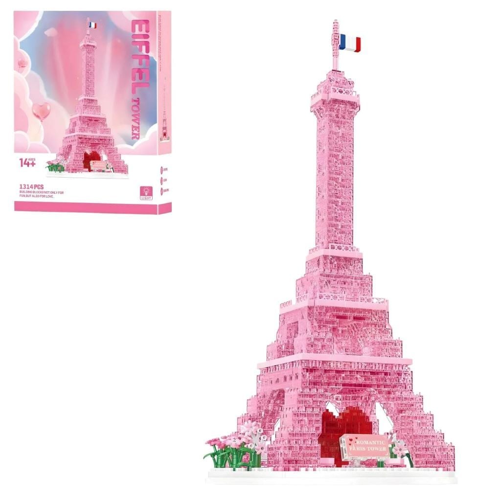 Конструктор піксельний 1314дет Ейфелева вежа в коробці 28*21*7см P1025 Китай