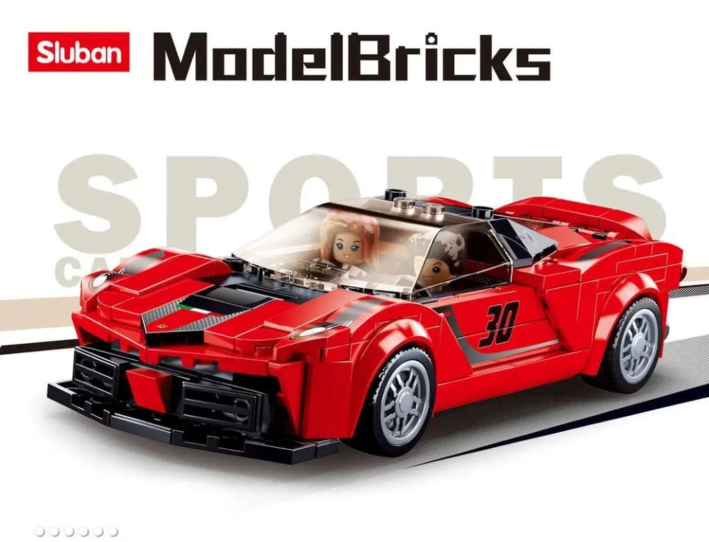 Конструктор 262д Спортивна машина у коробці M38-B0955 sluban
