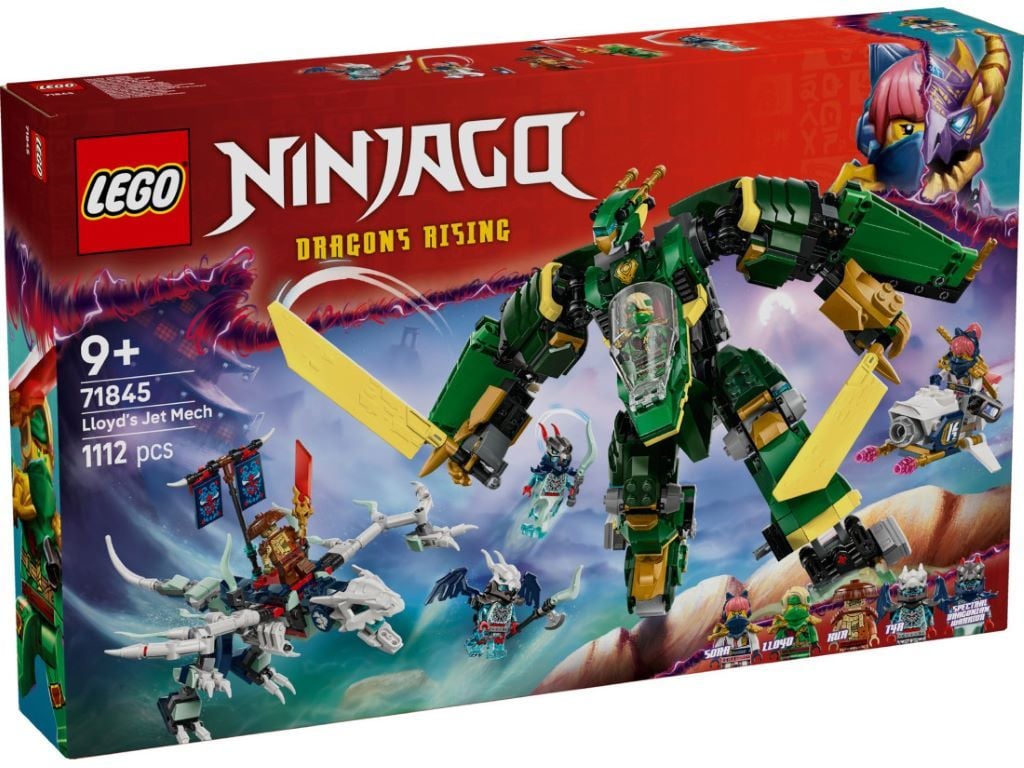 Конструктор 1112дет Ninjago Реактивний робот Ллойда у коробці 71845 LEGO