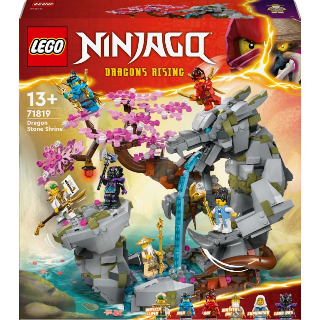 Конструктор 1212дет Ninjago Храм каменю дракона у коробці 71819 LEGO