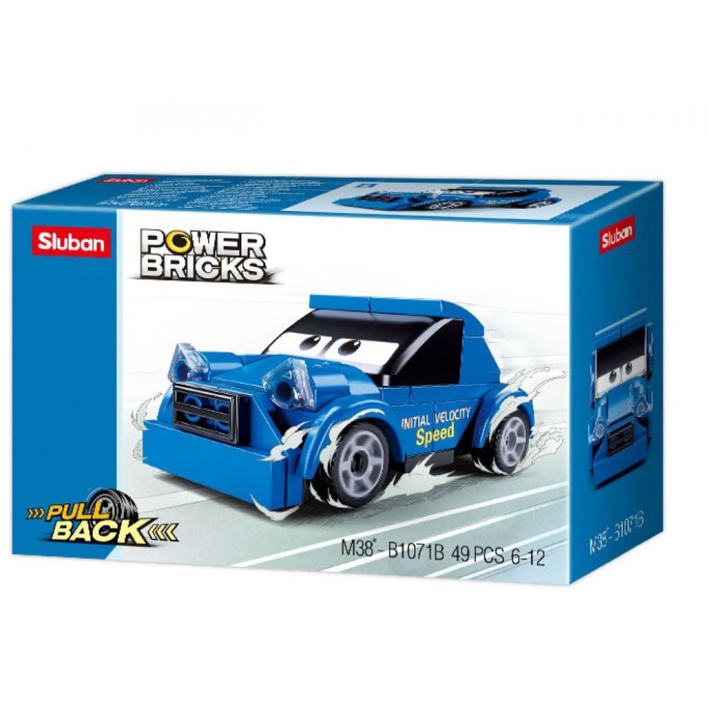 Конструктор 49дет Power Bricks Машина в коробці 14*9*4см M38-B1071B sluban