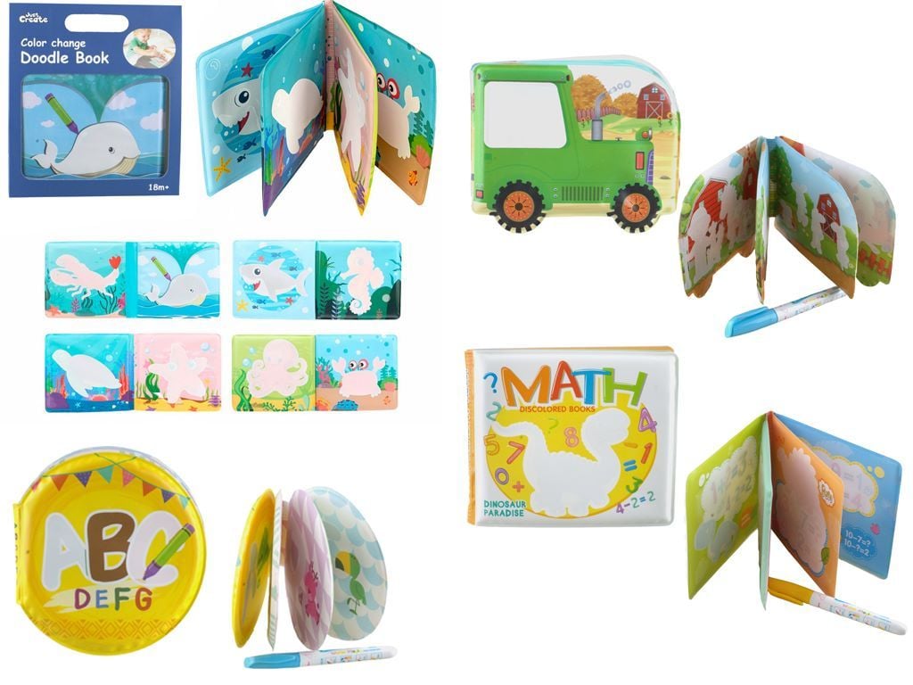 Гра для купання Книжка слова на англ мові мікс видів в коробці BD550-BD552 Xi Shun Toys