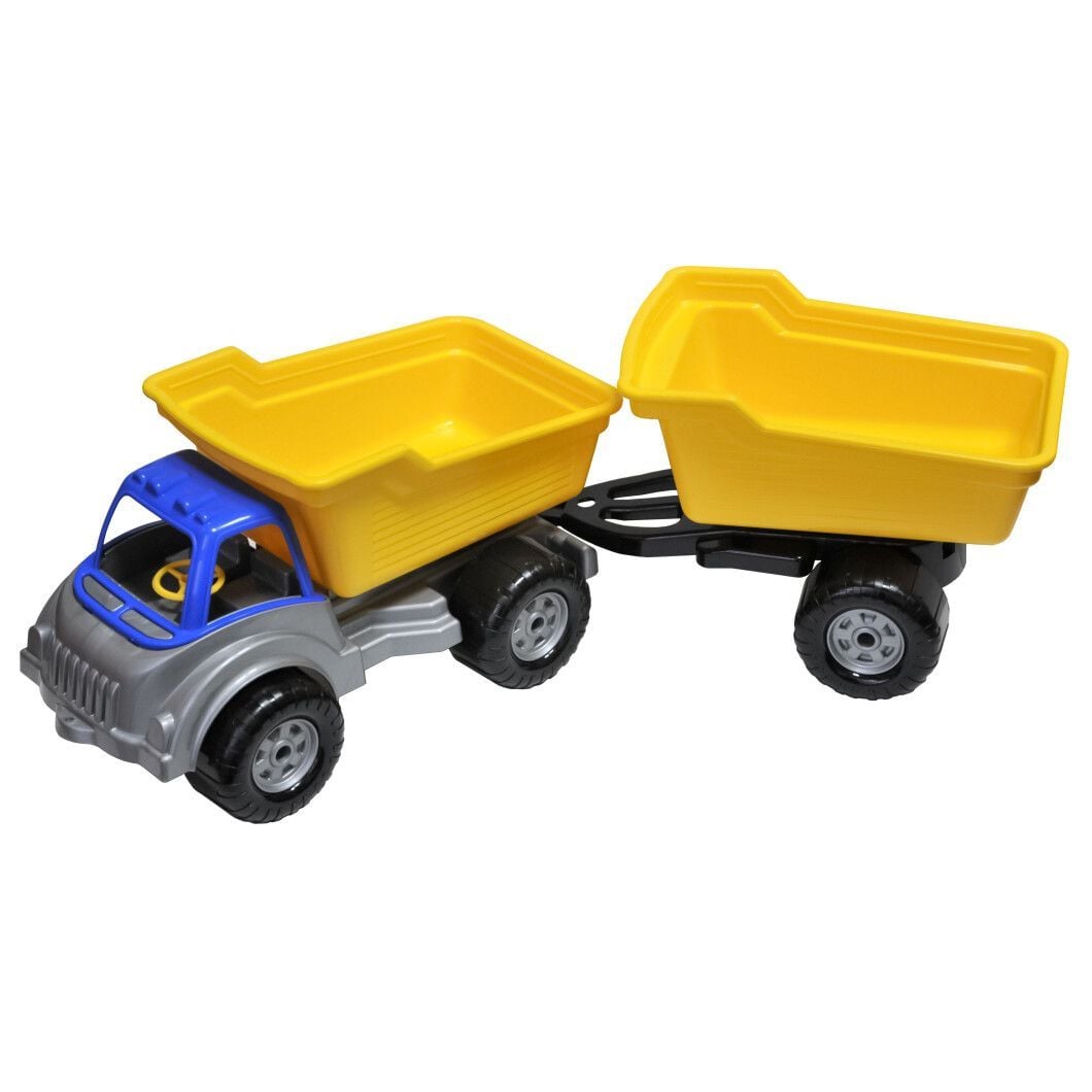 Машина пластик Самоскид з причіпом у сітці 40112 Тігрес