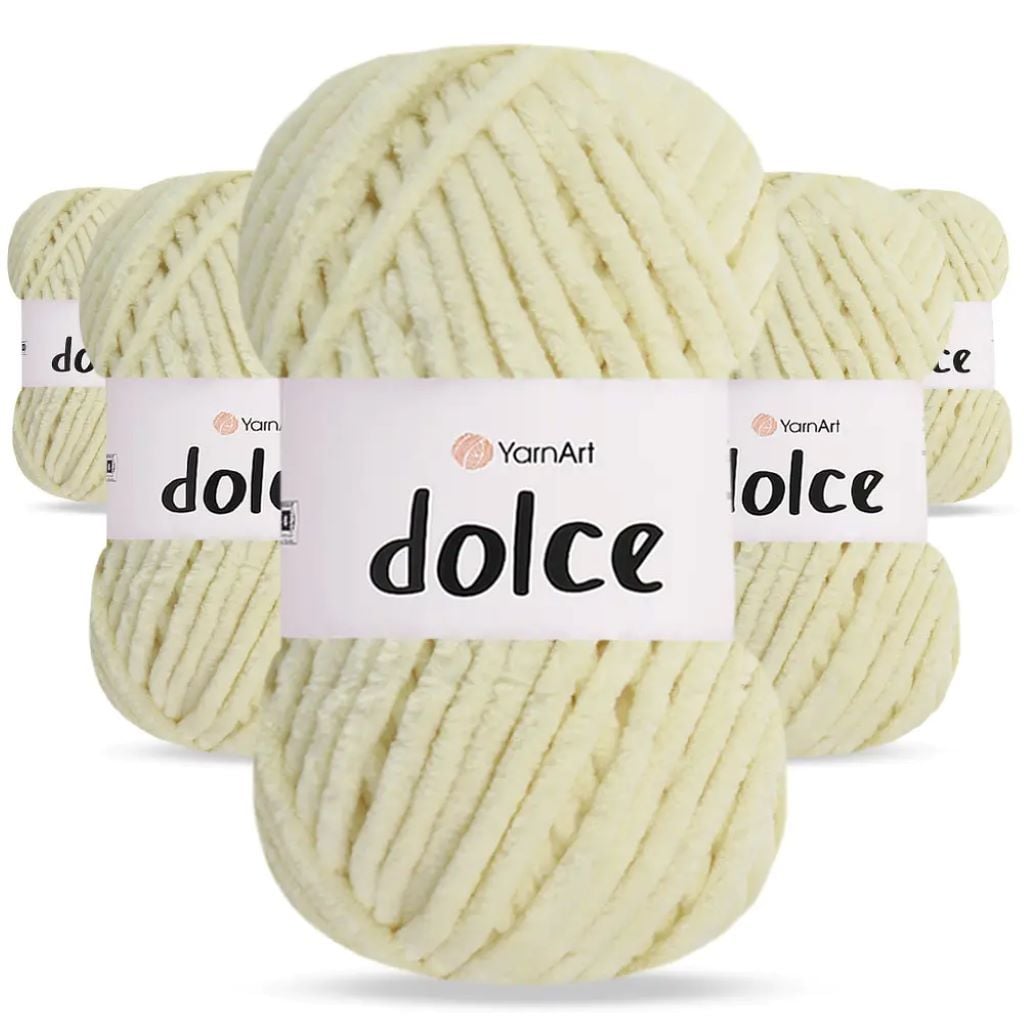 Пряжа Dolce 100гр 120м плюш шампань мікрополіестр 783-3095 YarnArt