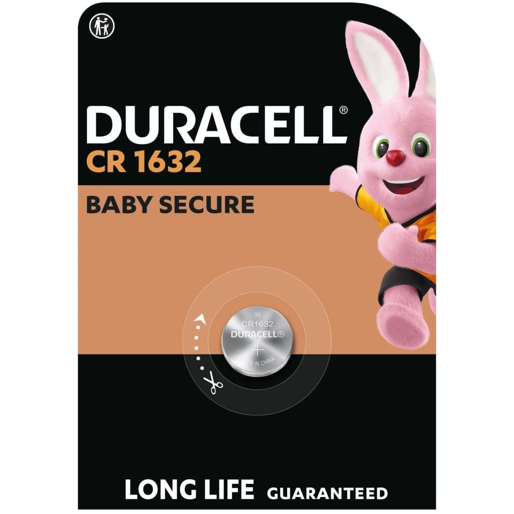 Батарейка таблетка Baby Secure CR1632 DURACELL