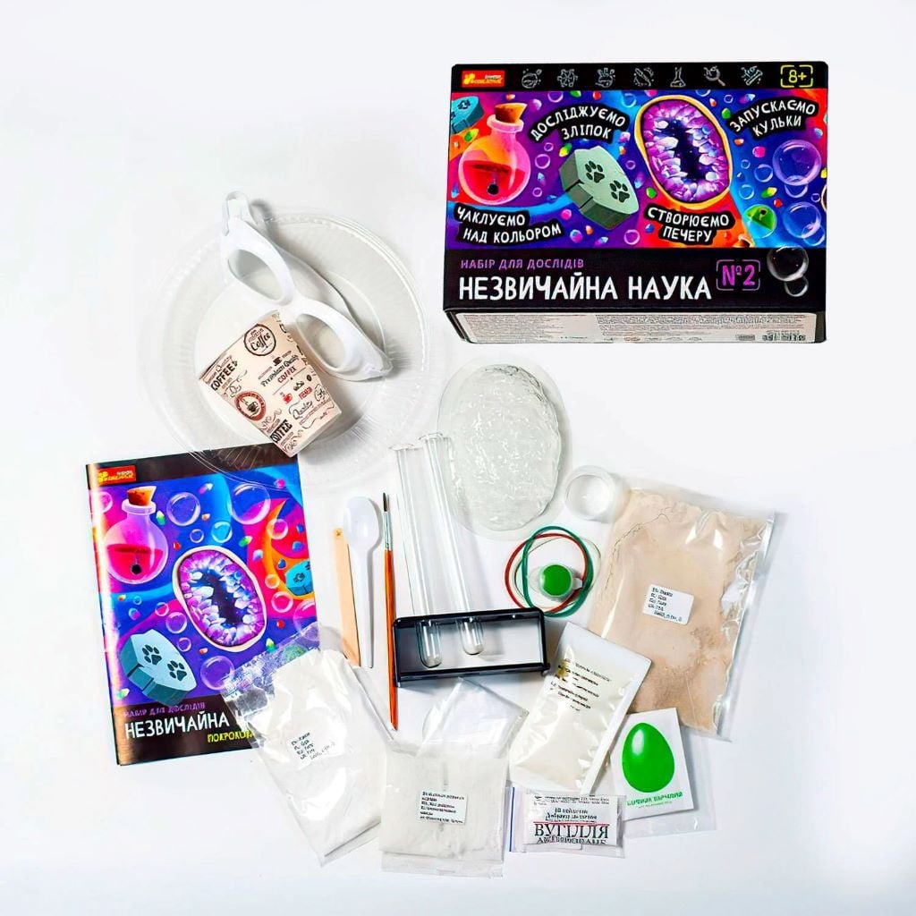 Наукова гра Незвичайна наука №2 4 досліди у коробці 10114156У Ранок