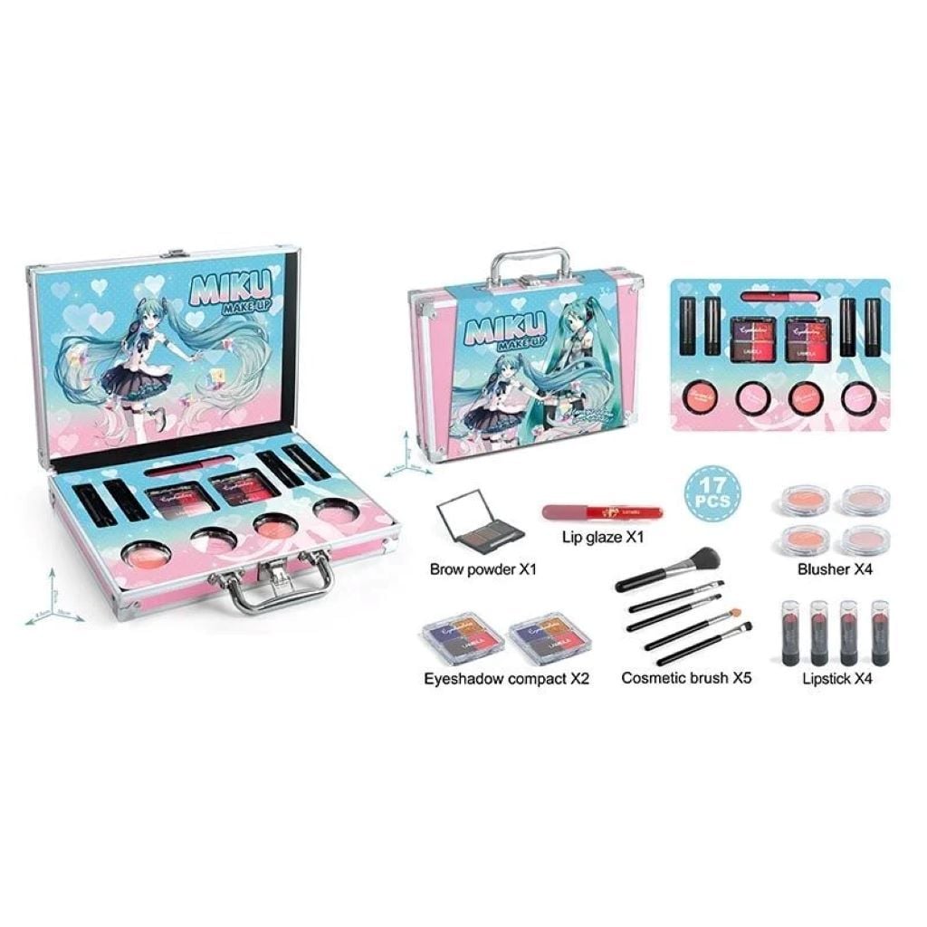 Косметика набір Miku помада тіні рум'яна у валізі 29*22*5см Ft2041 Китай