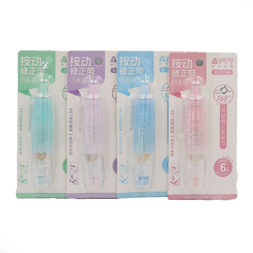 Коректор стрічковий 6мм 6м на планшеті 15*7см X-915A Aodemei