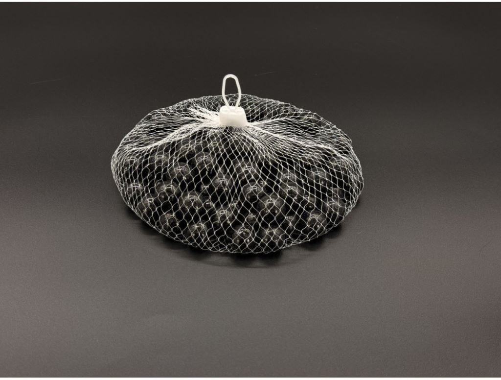 Камінь 500г чорні 16мм у сітці KM-023 Китай