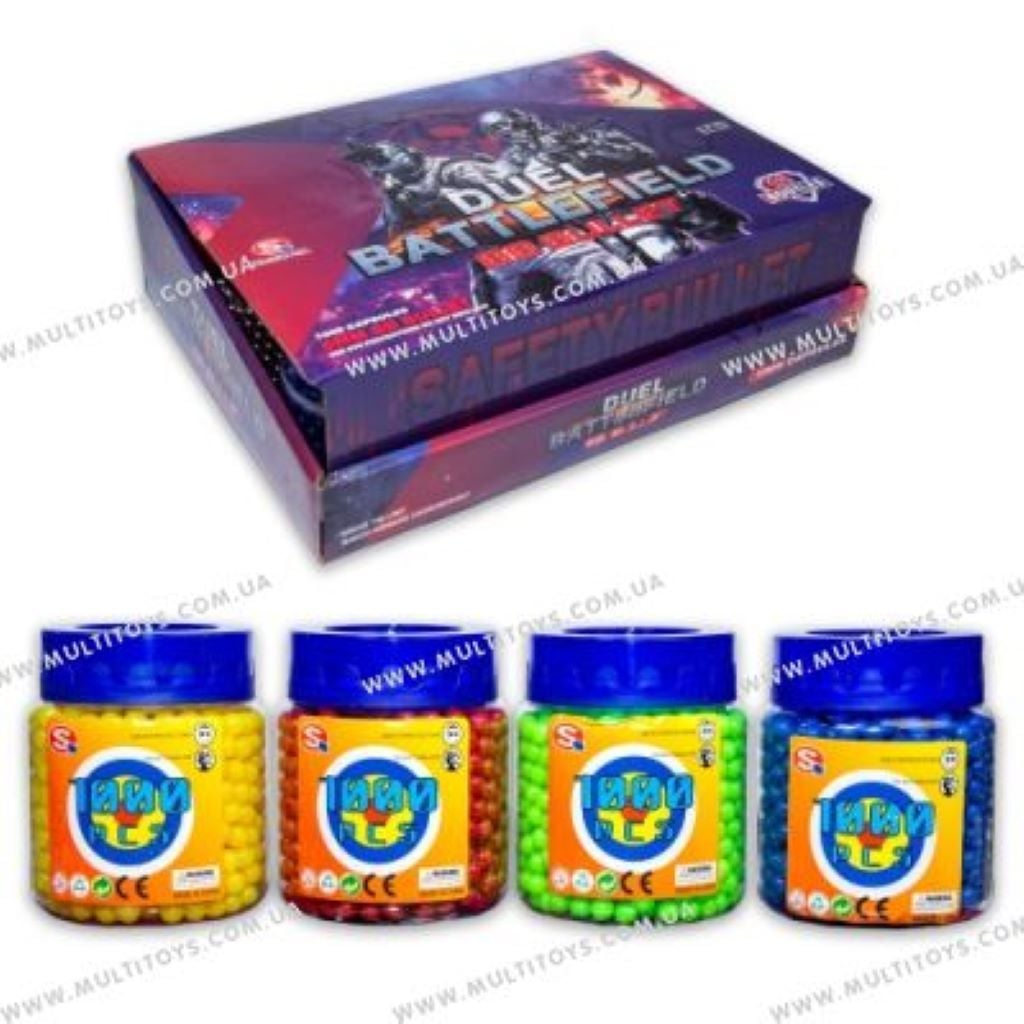 Кулі 1000шт у банці мікс кольорів G264847-12 Китай