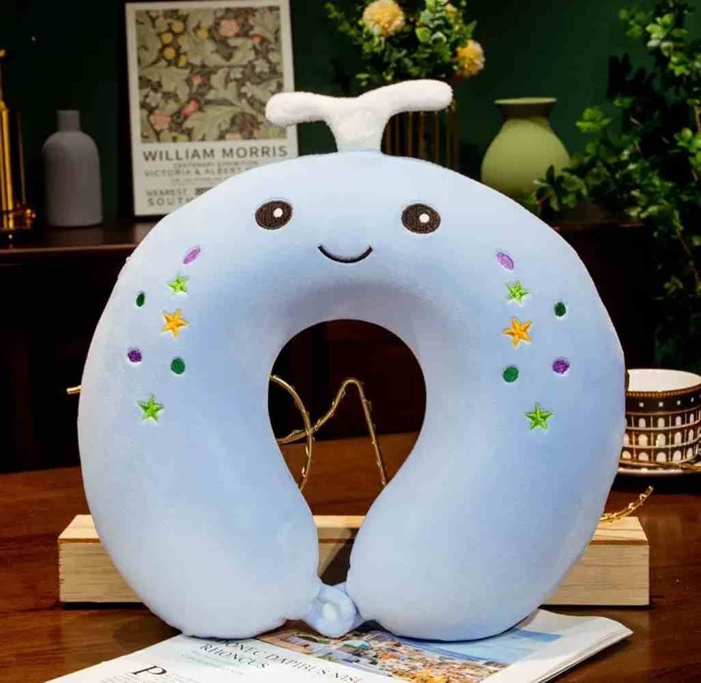 Подушка- підголовник Китеня 30*28см блакитний MYG51 ФОП Ступак