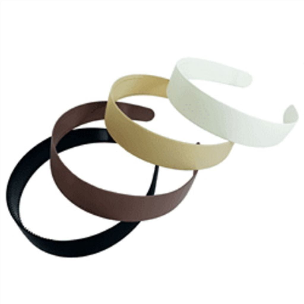 Обруч для волосся Матовий ширіна 3см пластик мікс кольорів 0203-779 Україна