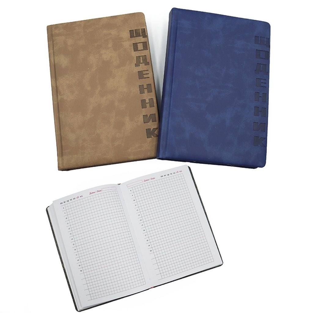 Щоденник А5 недатований клітинка 160 сторінок мікс кольорів 110223NK Josefotten
