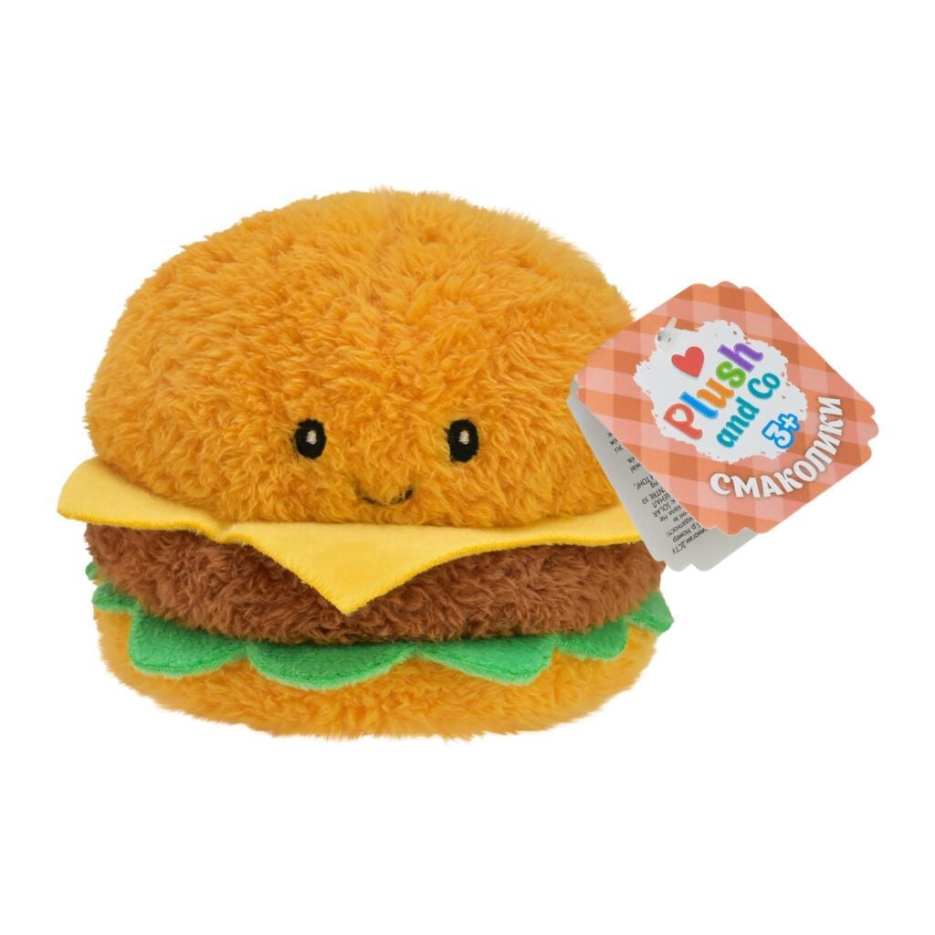 М'яка іграшка Смаколики Бургер15см коричневий PLC25069 Plush and Co