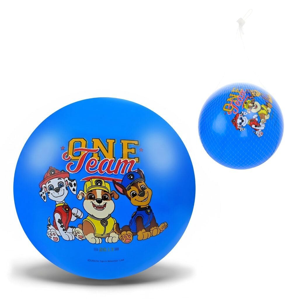 М'ячі гумовий 9" 70гр Paw Patrol синій у сітці PP2517 країна іграшок