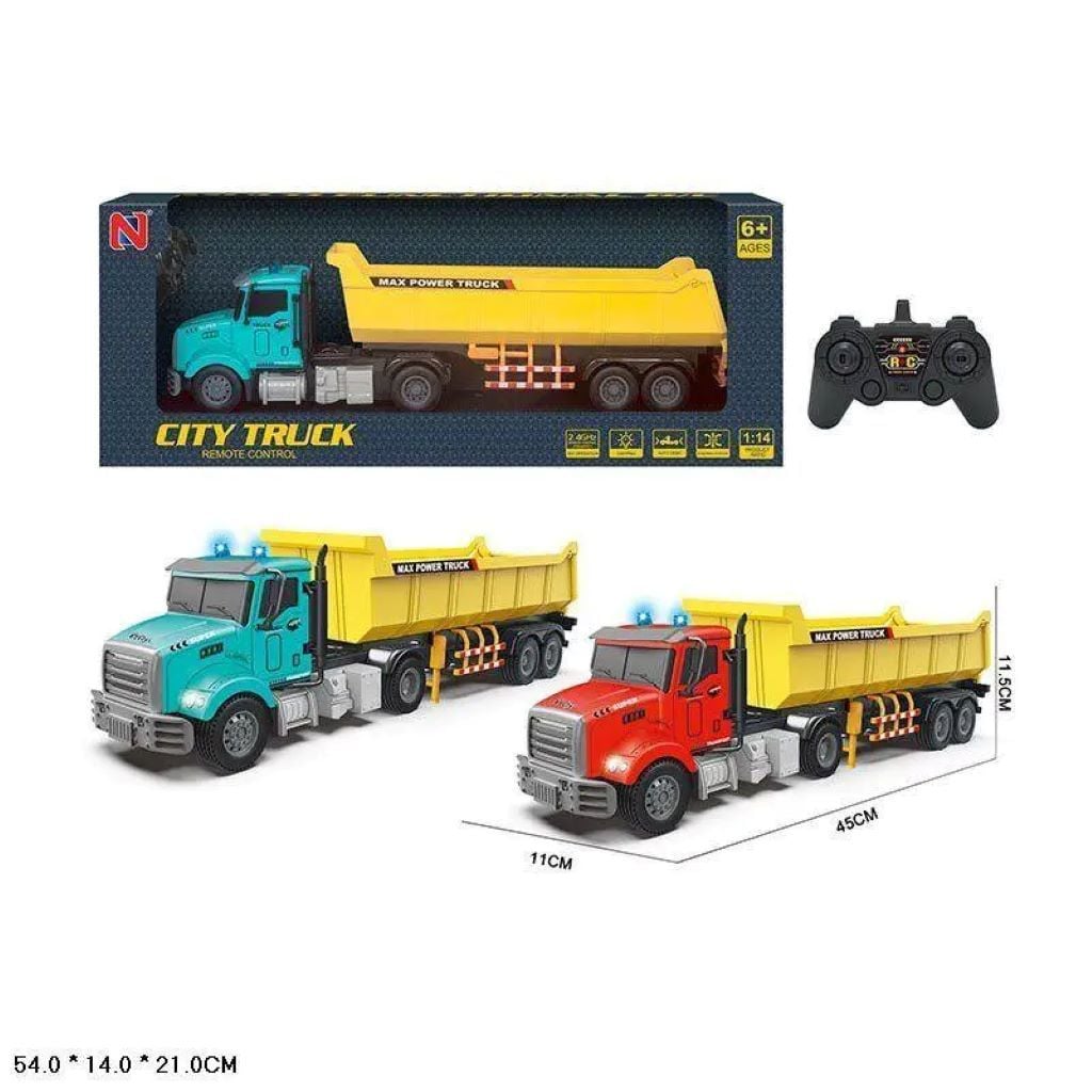 Трейлер на р/к CITY Truck на акумуляторі в коробці 52*14*21см 99-60D Китай