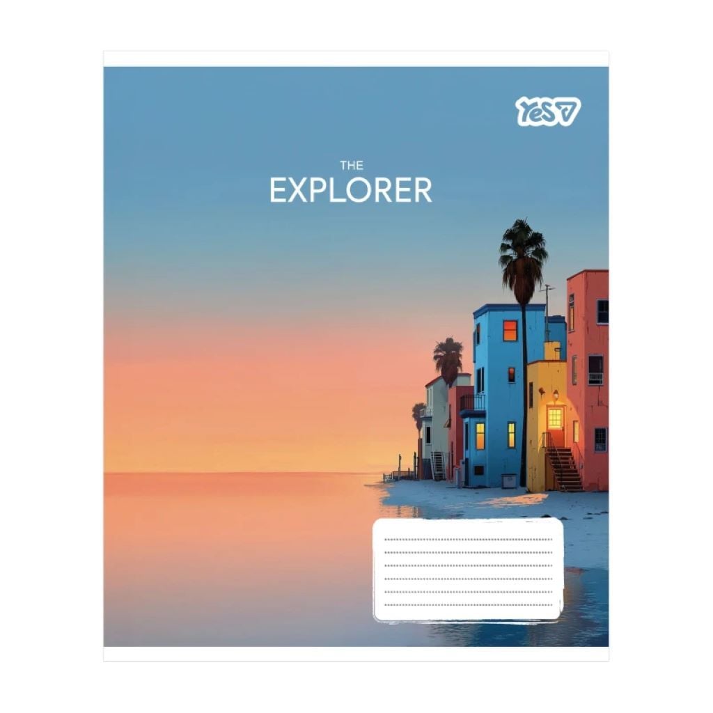 Зошит 60арк лінія A5 тверда обкладинка The explorer 769054 Yes