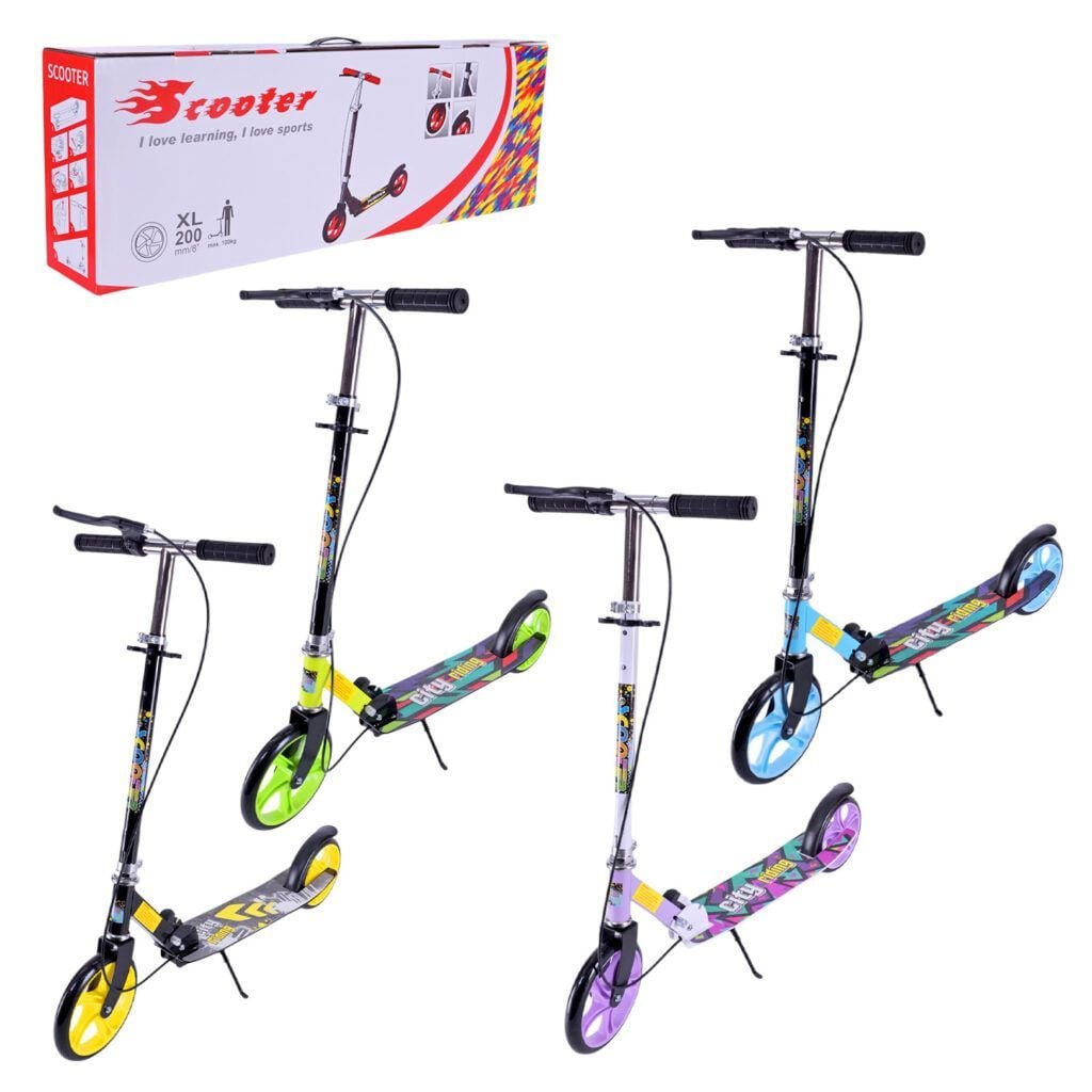 Самокат 2х колесний d200мм PU до 90кг SK2522 Scooter