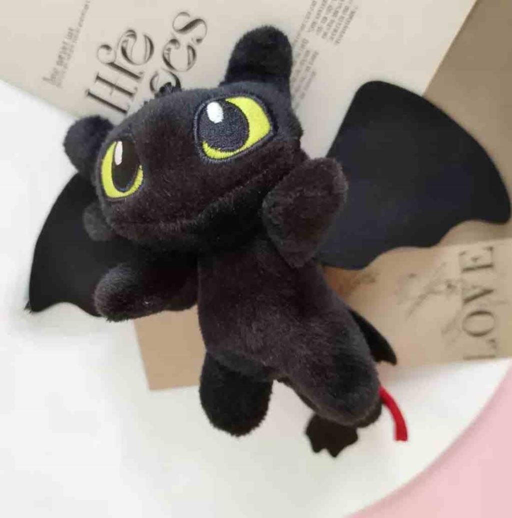 М'яка іграшка Дракон 20см Чорний Drakon11 Dreamtoys