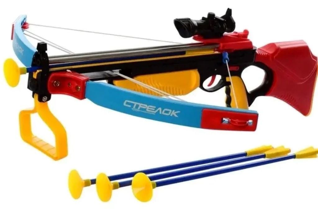 Арбалет Стрілок лазерний приціл курок стріли з присосками коробка 72*27*12см M0005 Китай