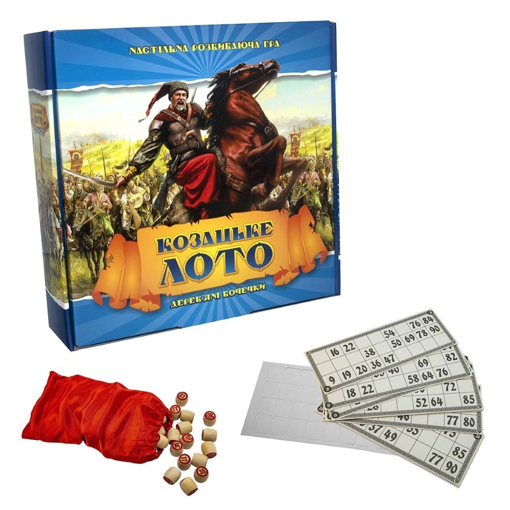 Настільна гра лото Козацьке у коробці 26*26*10см 341 Strateg