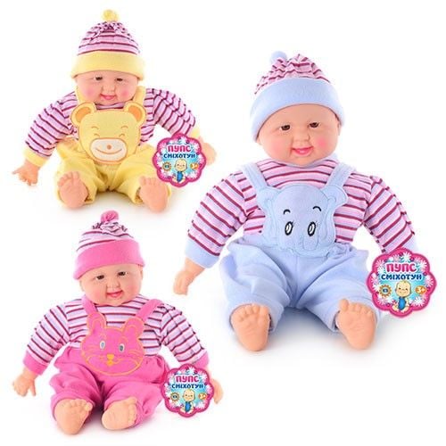 Пупс м'який музичний 52см у пакеті X2408-1 Китай