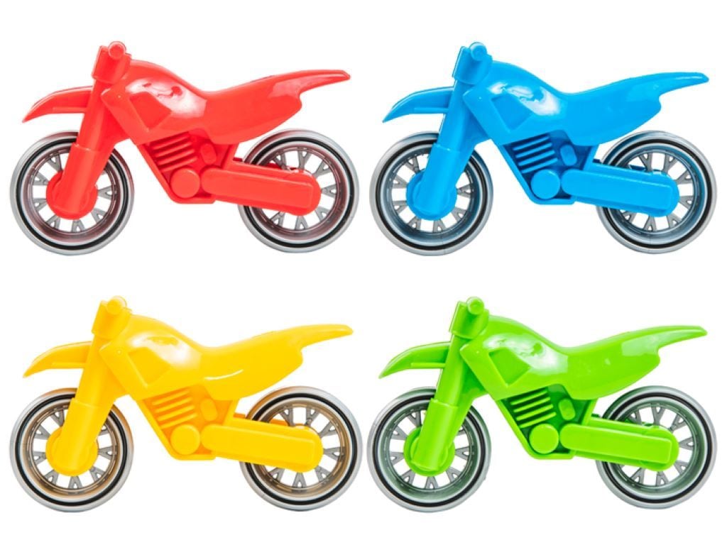 Мотоцикл пластик 10см мікс кольорів 39534 Тігрес