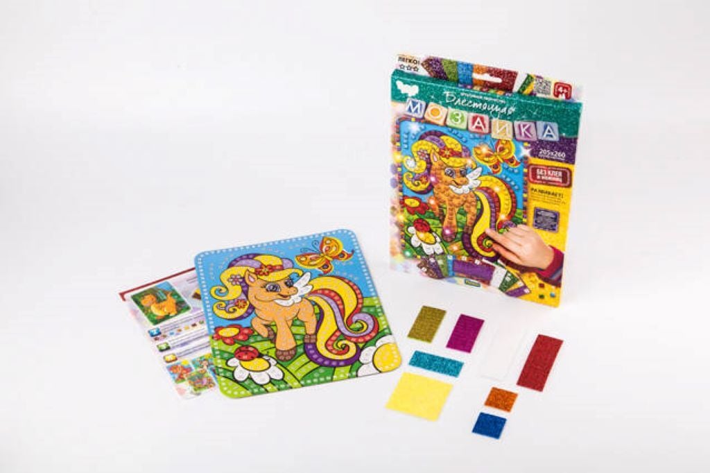 Блискуча мозаїка Поні в коробці 29*21*1см БМ-02-05 Danko toys