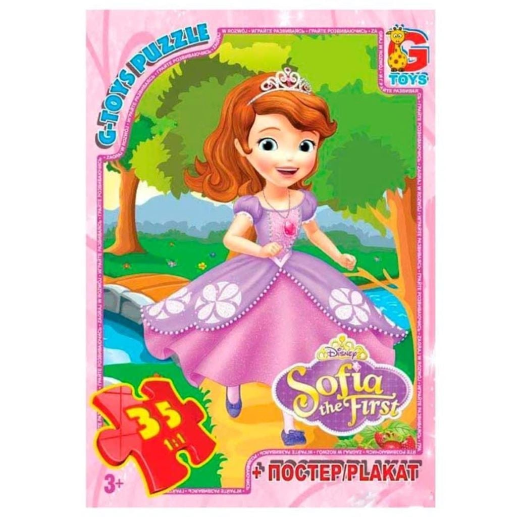 Пазли 35ел. Софія Прекрасна+постер в коробці 19*13*3см SF005 G-Toys