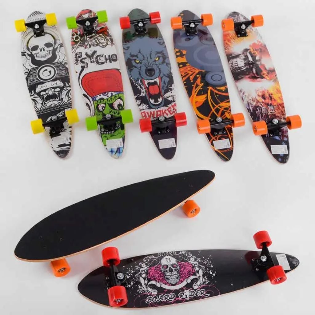 Скейт лонгборд підшипник АВЕС-9 PU колёса 6,5см 86*22*12см C32027 Китай