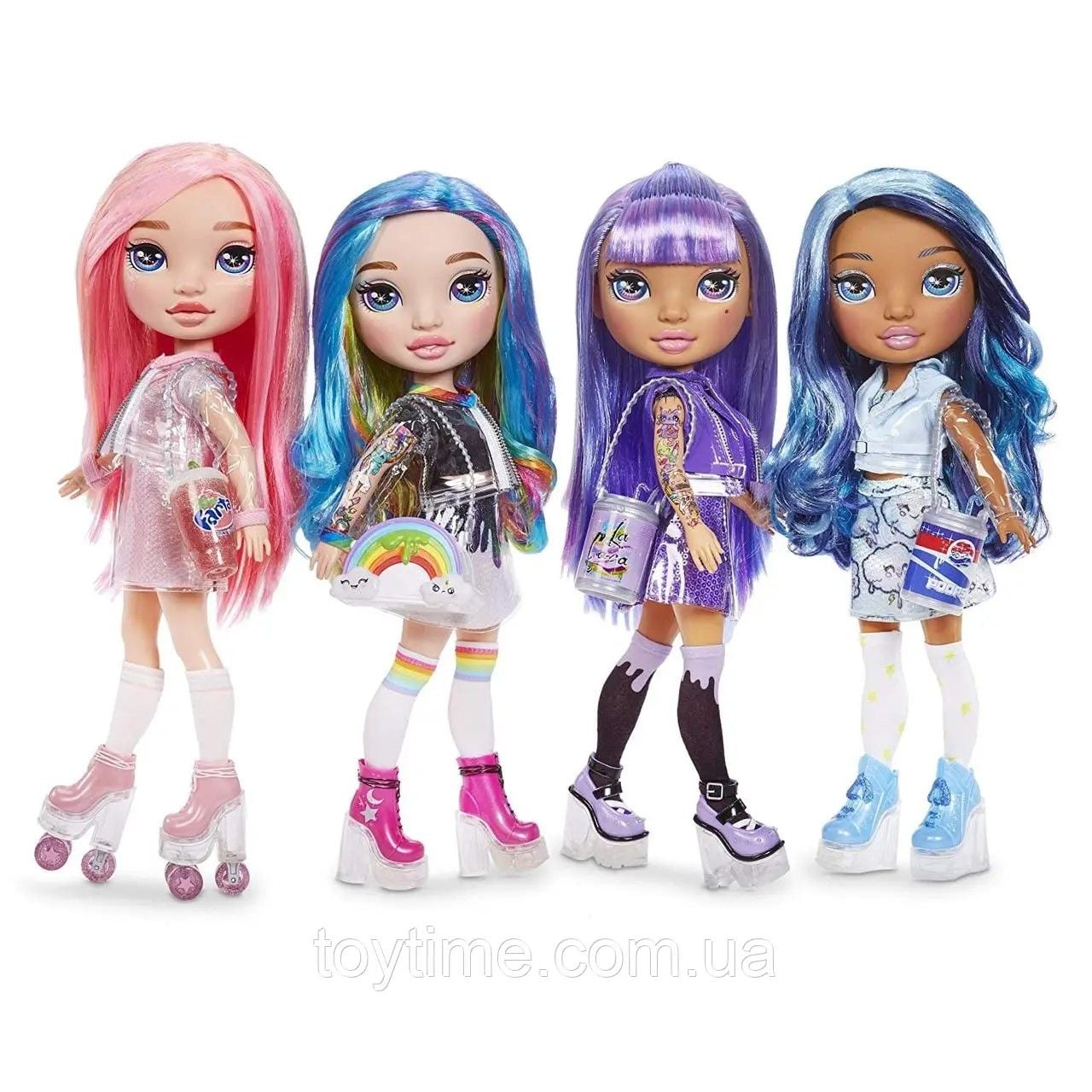 Лялька Painbow POO 15см 4шт з аксесуарами на планшеті 50*32*5см 190913 Китай