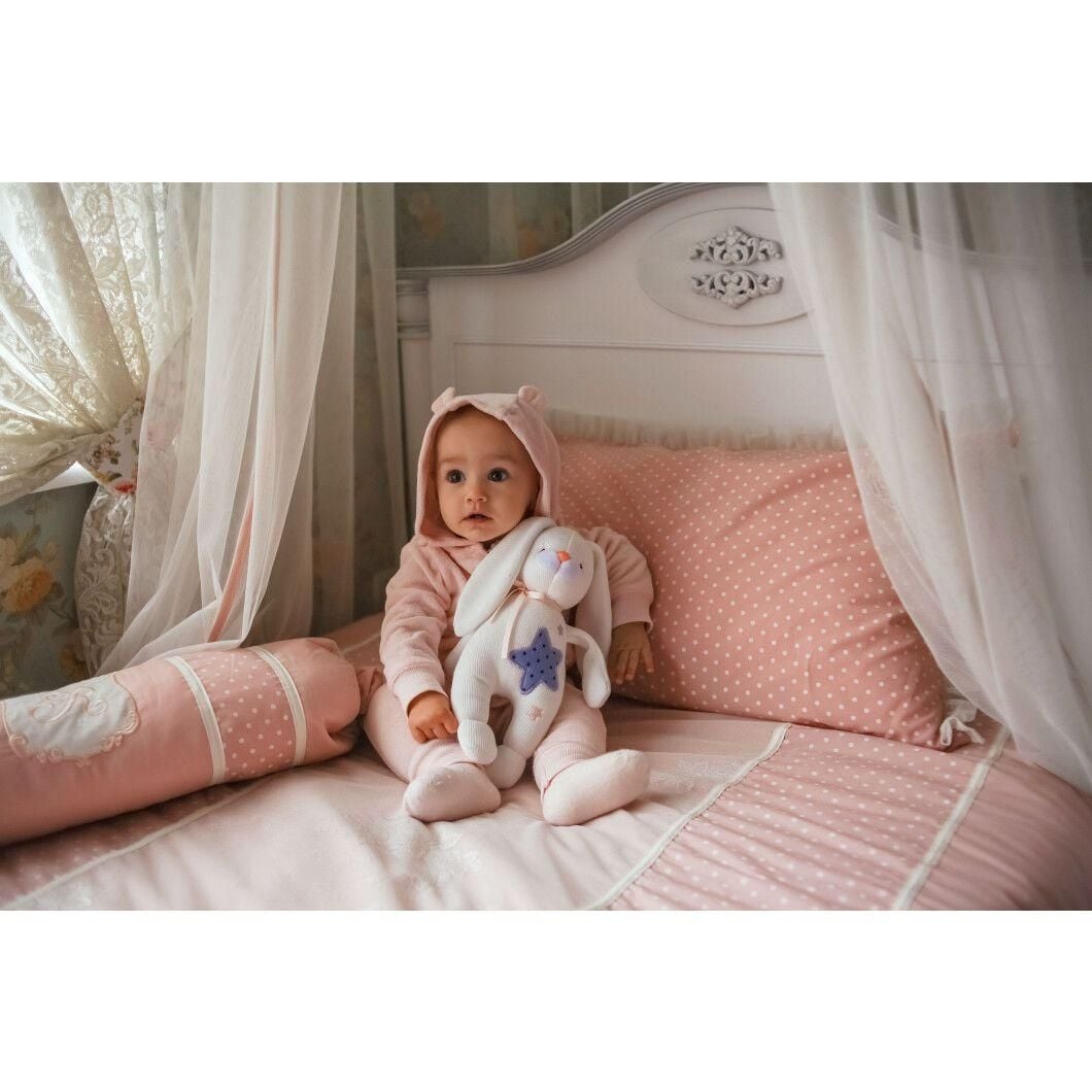 М'яка іграшка зайченя Star вишиті оченята 25см коробка 3A-0061 Тігрес