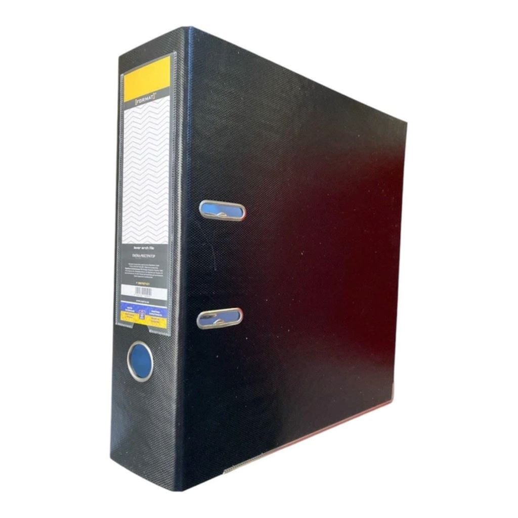 Папка реєстратор А4 70мм зібрана чорна 39727-01 Econo mix