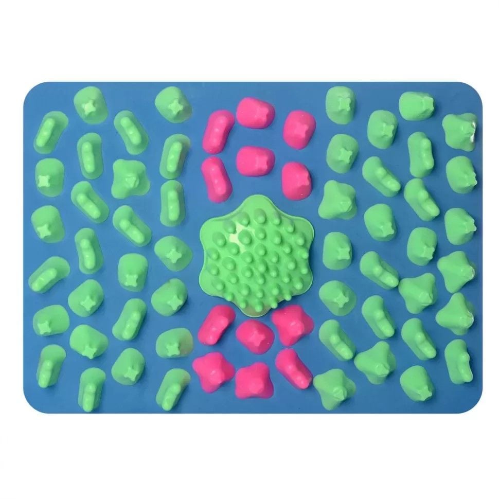 Килим масажний EVA камінці пластик 40*29см MS3151 Китай